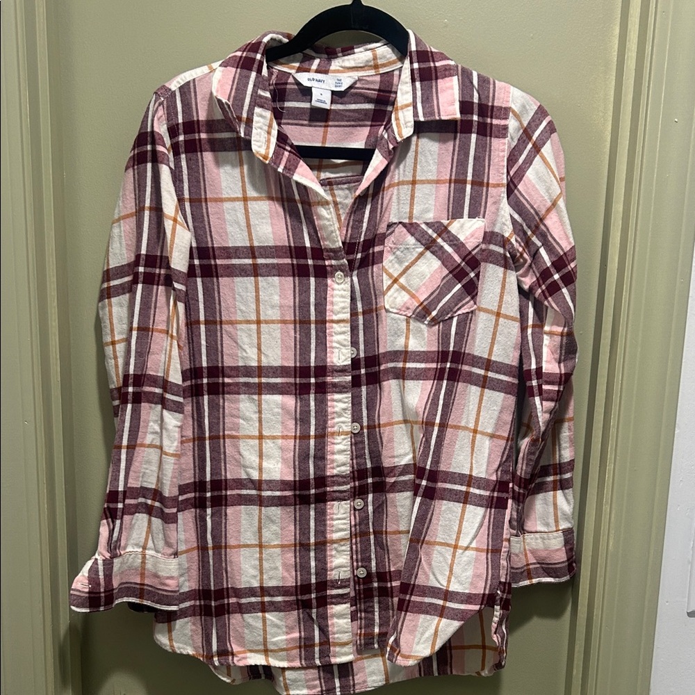 Old Navy Multicolor Plaid Shirt